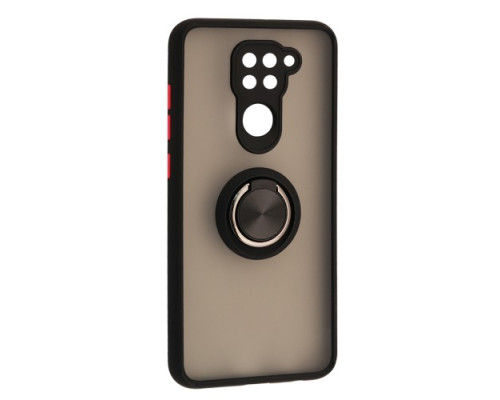 Чохол Gingle Ring Case for Xiaomi Redmi Note 9 Black mag-2000001561386138016