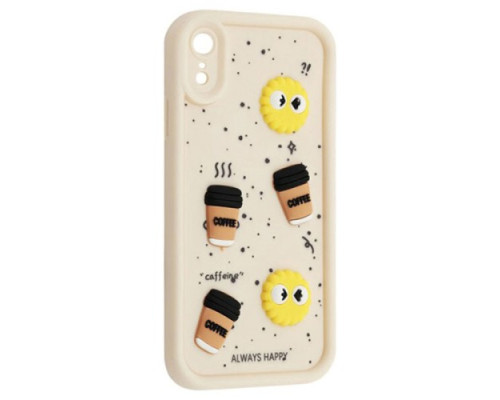 Чохол HAPPY Cookie Case for iPhone XR White mag-2000001562017135216