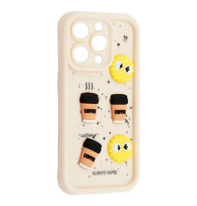 Чохол HAPPY Cookie Case for iPhone 14 Pro White mag-2000001562611135257