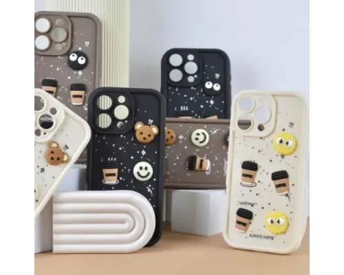 Чохол HAPPY Donut Case for iPhone 16 Pro Max White mag-2000001563120143779