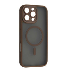 Чохол ROCK Guard Touch Series with Magnetic (Anti-drop Lens) for iPhone 16 Pro Max Golden brown mag-2000001571743106795