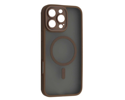Чохол ROCK Guard Touch Series with Magnetic (Anti-drop Lens) for iPhone 16 Pro Max Golden brown mag-2000001571743106795