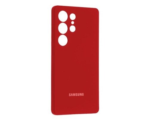 Чохол Silicone Case Full for Samsung S25 Ultra Red mag-2000001573952142029