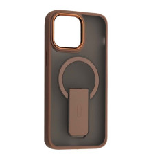 Чохол STAND MATTE MAGSAFE for iPhone 14 Pro Max Brown mag-200000157869858655