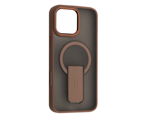 Чохол STAND MATTE MAGSAFE for iPhone 16 Pro Max Brown mag-200000157938158723