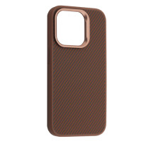 Чохол KEVLAR STYLE MagSafe for iPhone 16 Brown mag-2000001581001135996