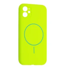 Чохол Silicone Case Full Camera Fine Ring MagSafe for iPhone 11 Emerald Green mag-2000001585092143637