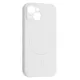 Чохол Silicone Case Full Camera Fine Ring MagSafe for iPhone 14 White mag-2000001585535143648