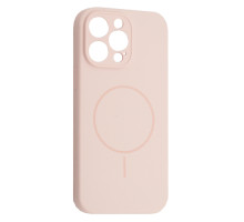 Чохол Silicone Case Full Camera Fine Ring MagSafe for iPhone 15 Pro Max Pink mag-2000001586129141766