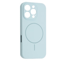Чохол Silicone Case Full Camera Fine Ring MagSafe for iPhone 16 Pro New Sky Blue mag-200000158644061914