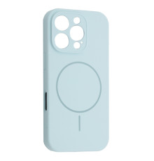 Чохол Silicone Case Full Camera Fine Ring MagSafe for iPhone 16 Pro New Sky Blue mag-200000158644061914
