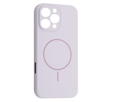 Чохол Silicone Case Full Camera Fine Ring MagSafe for iPhone 16 Pro Max Purpule Lilac mag-2000001586563142818