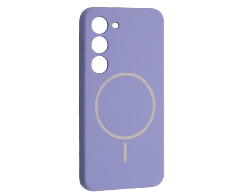 Чохол Silicone Case luxury+MagSafe for Samsung S23+ Elegant Purple mag-2000001594445134116