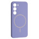 Чохол Silicone Case luxury+MagSafe for Samsung S23+ Elegant Purple mag-2000001594445134116