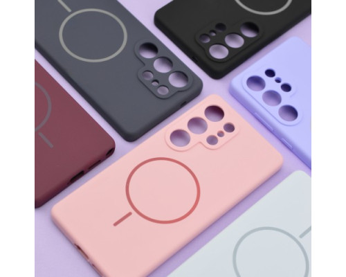 Чохол Silicone Case luxury+MagSafe for Samsung S23+ Elegant Purple mag-2000001594445134116