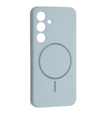 Чохол Silicone Case luxury+MagSafe for Samsung S24 Sky Blue mag-2000001594605134130