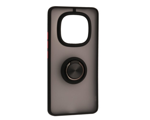 Чохол Gingle Ring Case for Xiaomi Redmi Note 14 Pro 5G Black mag-2000001598962136149