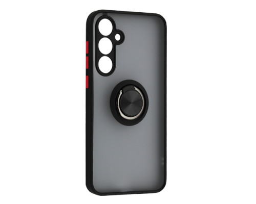 Чохол Gingle Ring Case for Samsung S24 FE Black mag-2000001599174138040