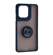 Чохол Gingle Ring Case for Motorola G75 Blue mag-2000001599273138050