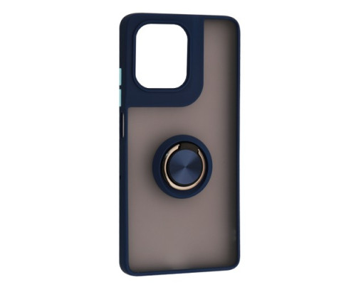 Чохол Gingle Ring Case for Motorola G75 Blue mag-2000001599273138050