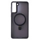 Чохол Matte Ring-MagSafe for Samsung S21+ Бузковий mag-2000001500446105279
