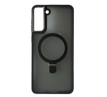 Чохол Matte Ring-MagSafe for Samsung S22+ 5G Чорний mag-2000001500637105298