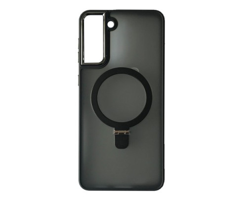 Чохол Matte Ring-MagSafe for Samsung S22+ 5G Чорний mag-2000001500637105298