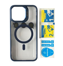 Чохол BRACKET CLEAR CAMERA LENS MAGSAFE for iPhone 12 Dark blue mag-2000001504215105371