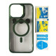 Чохол BRACKET CLEAR CAMERA LENS MAGSAFE for iPhone 14 Pro Dark green mag-2000001504642105414