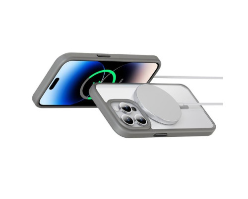 Чохол ROCK Guard Series Protection case with Magnetic for iPhone 16 Gray mag-200000154838759041