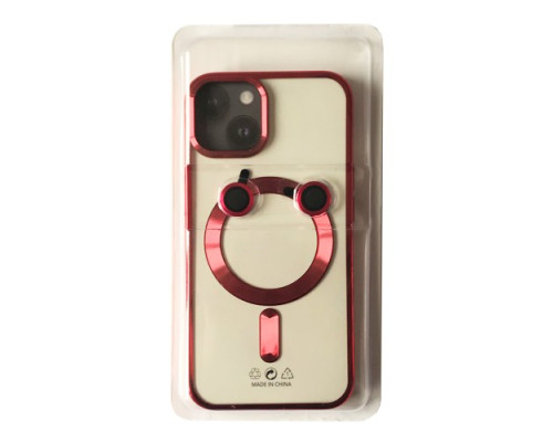 Чохол PRO SHINING (+ LENSES) MagSafe for iPhone 14 Plus Red mag-2000001513552105545