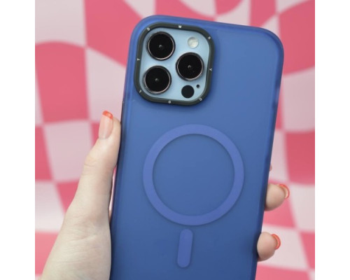 Чохол TOTAL MATTE MAGSAFE for iPhone 12/12 Pro Dark blue mag-2000001519233133808