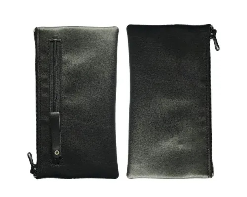 Чохол-кисет на блискавці універсальний 6 дюймов чорний 067-1 (дві блискавки) mag-2000001527252144991