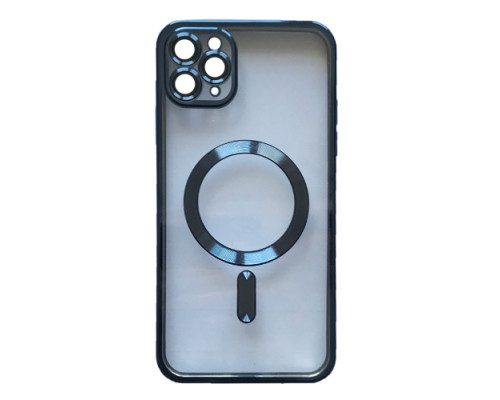 Чохол SHINING Camera MagSafe for iPhone 11 Pro Max Blue Titanium mag-2000001537619132030