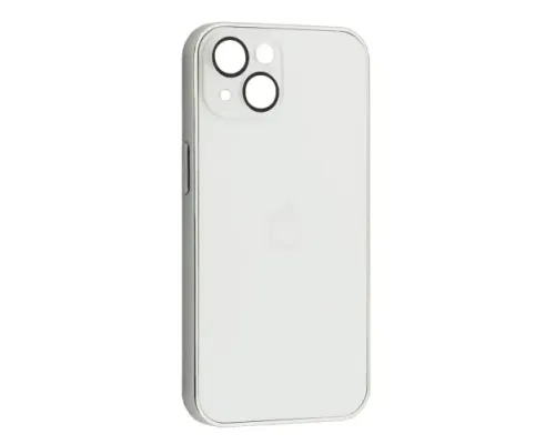 Чохол NEW GLASS MAGSAFE Case for iPhone 15 White mag-200000153989751434