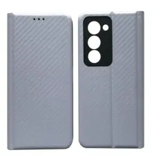 Чехол-книжка Carbon for Xiaomi Redmi 15 (169,5мм) lilac mag-2000001643594145331