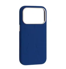 Чохол Flower Liquid Silicone Case MagSafe для iPhone 17 Pro Quiet Blue mag-2000001650837145890