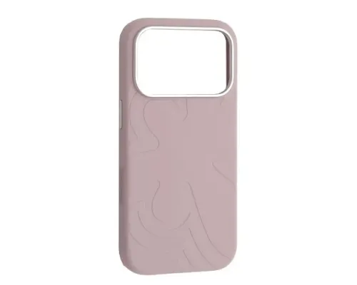Чохол Flower Liquid Silicone Case MagSafe для iPhone 17 Pro Max Morandi Purple mag-2000001650950145900