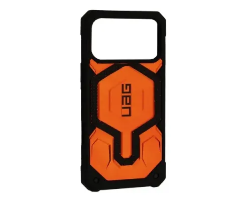 Чохол ударостійкий UAG MONARCH PRO MAGSAFE for iPhone 17 Pro (Top Grain Leatherr) Orange mag-2000001667019152273