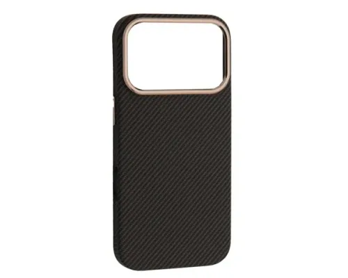 Чохол PC CARBON Style MagSafe for iPhone 17 Pro Black mag-2000001669129152544