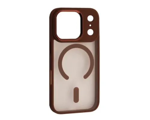 Чохол CRISTAL GUARD MagSafe for iPhone 17 Pro Max Brown mag-2000001670941152756