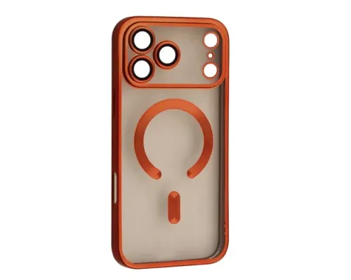 Чохол SHINING Camera MagSafe for iPhone 17 Pro Orange mag-2000001673867154051