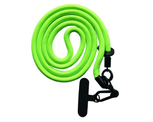 Шнурок NEW (120см) 8mm з карабіном + тримач для чохлів (універсальний) Party green mag-2000001605240140047