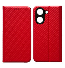 Чехол-книжка Carbon for Xiaomi Poco X7 Pro 5G Red mag-2000001607268140188