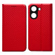 Чехол-книжка Carbon for Xiaomi Poco X7 Pro 5G Red mag-2000001607268140188
