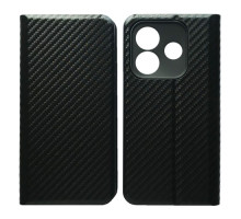 Чехол-книжка Carbon for Xiaomi Redmi Note 14 5G Black mag-2000001607428140204