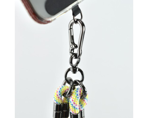 Шнурок LONG (150см) 8mm з карабіном + тримач для чохлів (універсальний) Blue mag-2000001613443140059