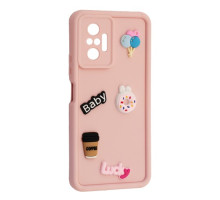 Чохол Happy для Xiaomi Redmi Note 10 Pro Light pink mag-2000001616697143437