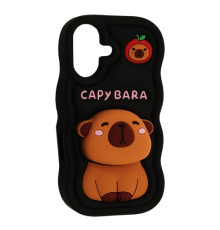 Чохол CAPYBARA for iPhone 16 Black mag-2000001618141140867