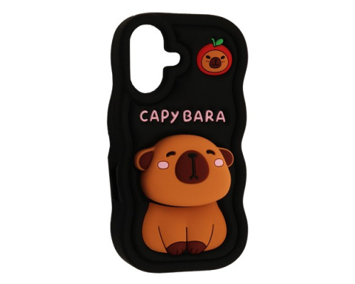 Чохол CAPYBARA for iPhone 16 Black mag-2000001618141140867